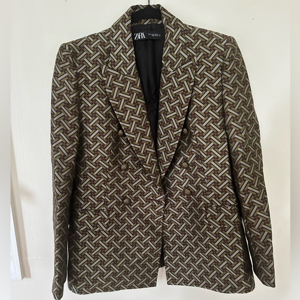Zara Patterned Blazer